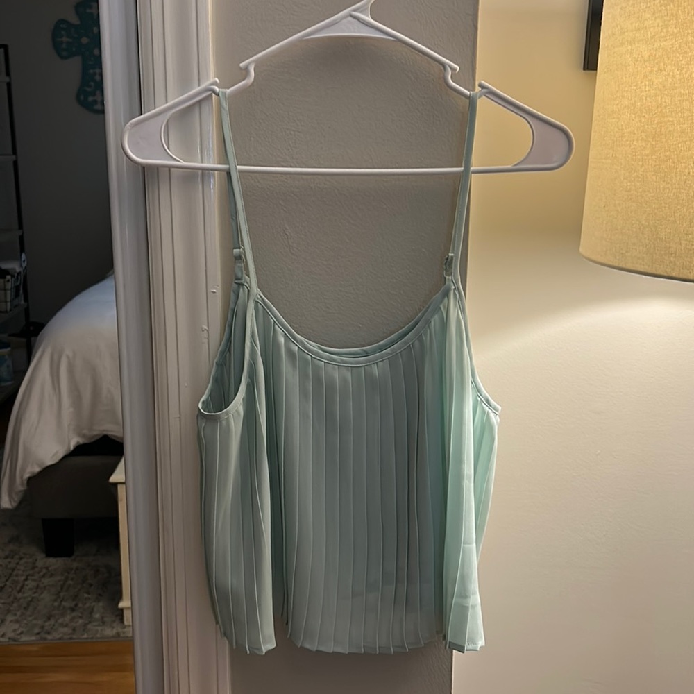 Light green size medium flowy blouse